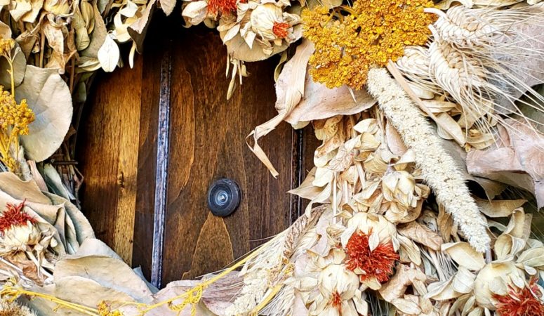 Front Porch Late Summer Wreath